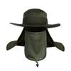 Breathable Large Round Brim Fishing Cap Quick Drying Anti-UV Summer Sun Hat Sun Block Visor Bucket Hat Travel