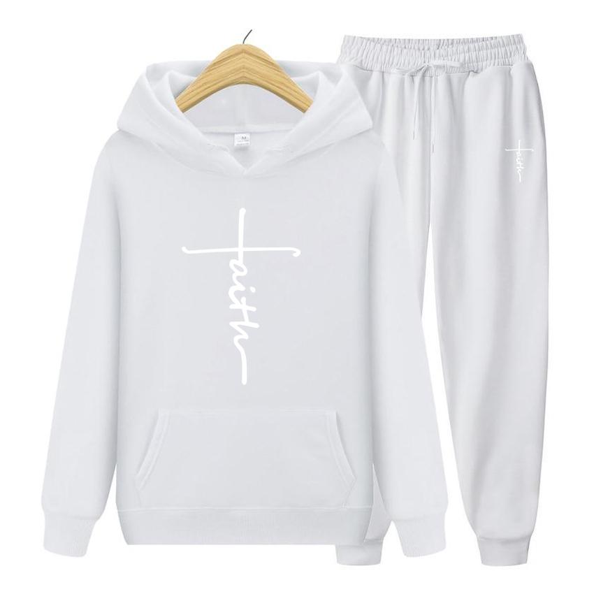 Men 2 Piece Set Hoodies+Pants Sets Hoody Mens Sweatshirt Sport Joggers Sweatpants Suit Autumn Winter Fashion Clothing Tracksuit