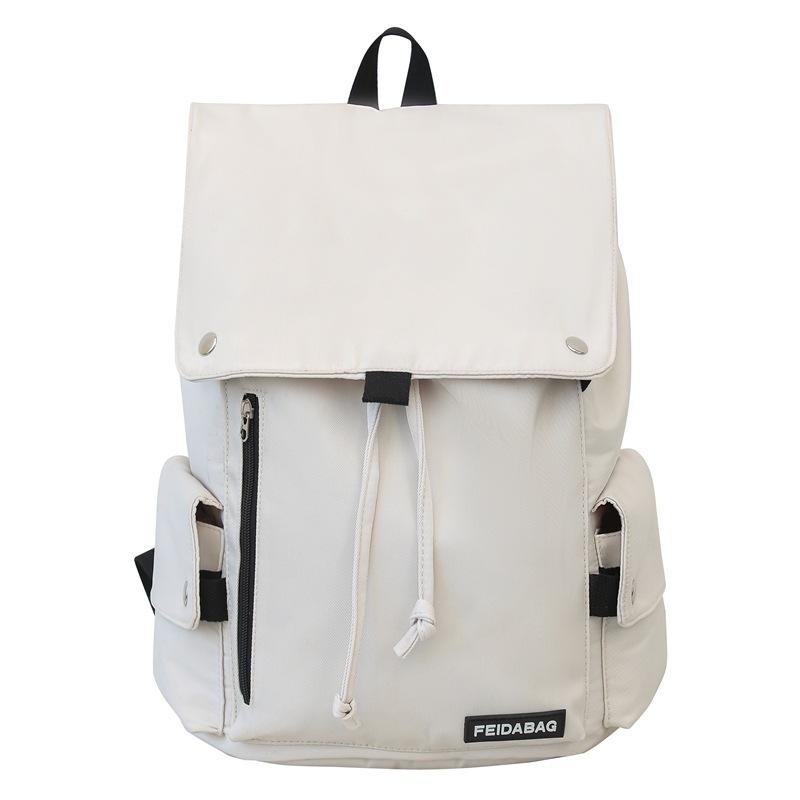 Men Women Backpack Student Large Capacity Schoolbag Travel Computer Bag