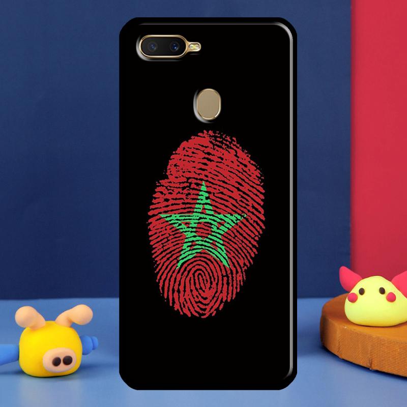 Morocco Flag For Oppo A54 A57 S A78 A58 A98 A5 A9 A91 A15 A16 A17 A52 A72 A76 A96 A74 A94 A77 Phone Case