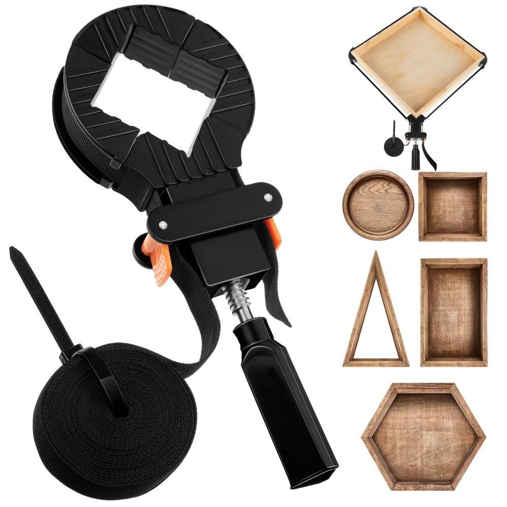 4 Jaws Band Clamp Adjustable Corner Clamp Quick Adjustable Strap Clamp  Frame Clamping