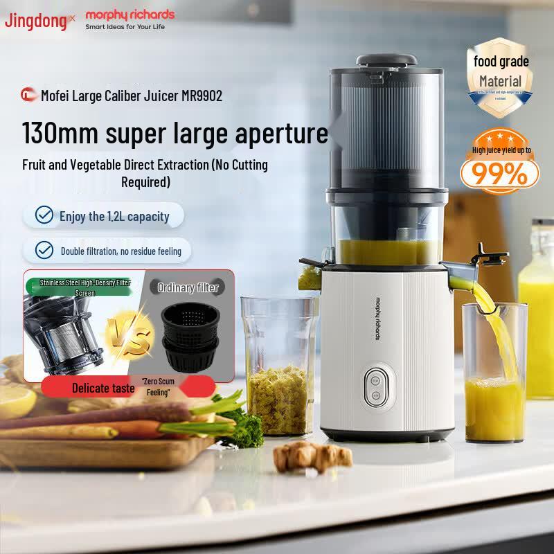 Morphyrichards MR9902 Large Caliber Slow Juicer CN plug (adapter included) белый