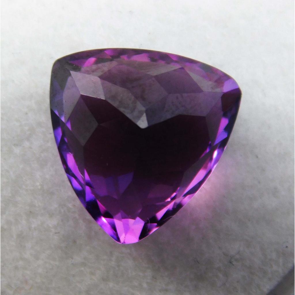 Splendid Natural 7.69 Ct Purple Tanzanite Trillion Cut Loose Gemstone