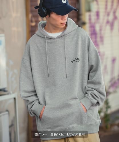 IMPROVES SIDEWAYSTANCE Men's Pullover Fleece Hoodie, Black, 70175