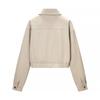 European and American style, new women's clothing, foreign style solid color temperament lapel short jacket and coat set