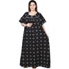 Cotton Women Printed Plus Size Night Gown Indian Nightwear Sleepwear Nighty
