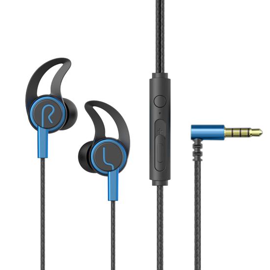 Wired Earphone Stereo Sound Sports Headset with Microphone 3.5mm/Type-C Plug In-ear Headphone for Game Music Calls