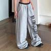 Woman Oversize Korean Style Sports Pants Harajuku Kpop Streetwear Trousers