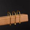 20Pcs/Pack Single Barbed Hook High Carbon Steel Gold Fish Hooks Golden Fishing Hooks  Fishing Lover