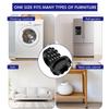 4Pcs Anti-Vibration Washing Machine Feet Pad Non-Slip Refrigerator Furniture Silent Support Mat Universal Dampers   Stand Base
