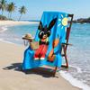 Bunny Fashion Beach Towel: Ideal for Summer Adventures Soft, Absorbent and Quick Drying Suitable for Swimming and Bathing