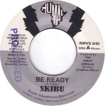 

7inch Record SKIBU Be Ready RMVS046 Humal Records UK Reggae Ska Dub Used