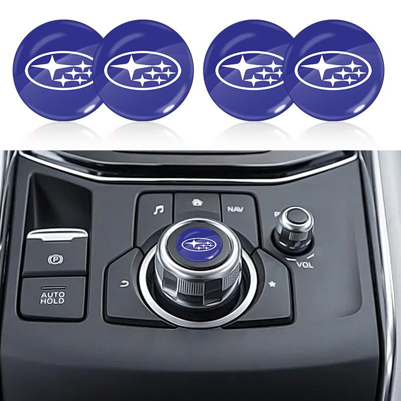 New Car Lock Keyhole Stickers Door Lock Protect Car Stickers For Subaru Forester impreza Outback Legacy Tribecacar WRC XV Car vys3