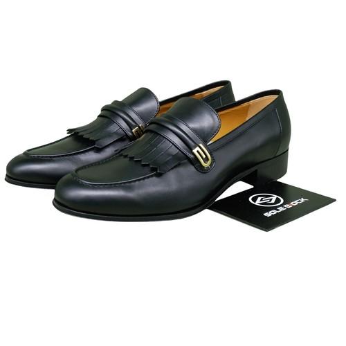 

Gucci Tassel Leather Casual Loafer Men s Black 714680 06F00 1000 EU 39.5 чёрный