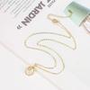Fu Character Chalcedony Necklace - Women's Trendy, Simple Chinese Style Pendant with Versatile Fashionable Clavicle Chain