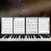 Four-fold Music Sheet Folder A4 Piano Music Partition Folder Directly Editable Music Folder Piano Score Holder