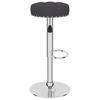 Vidaxl Bar Stools, 2 Pcs, Black, Upholstered In Fabric