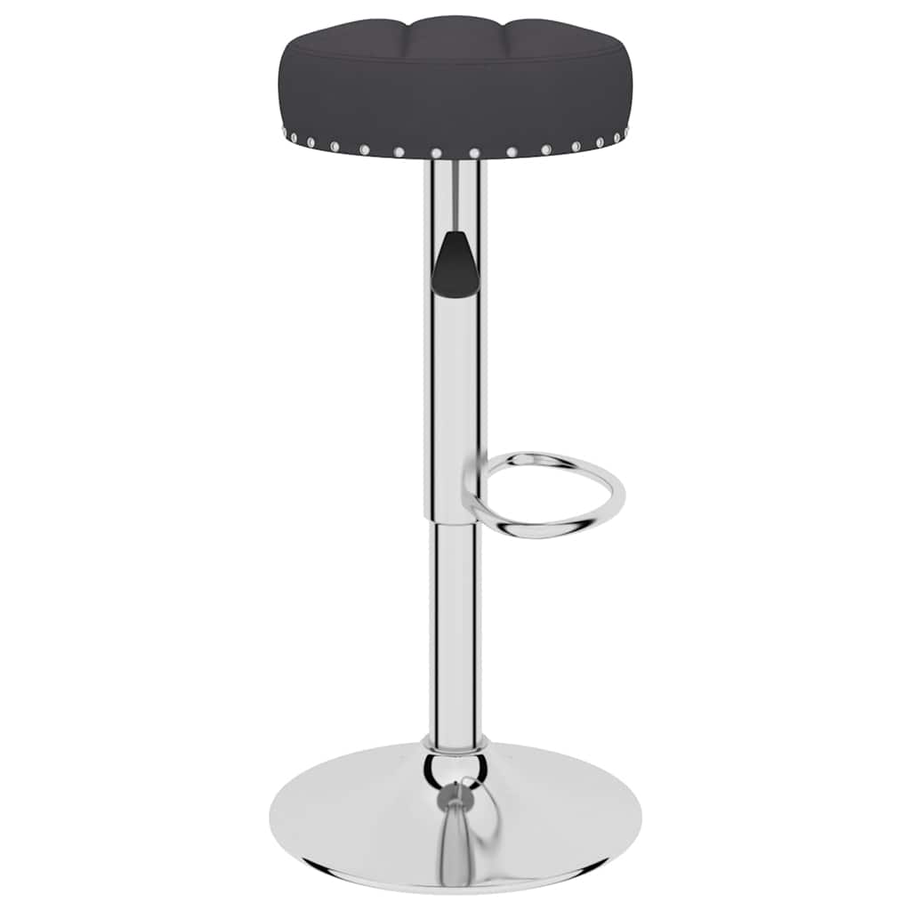 Vidaxl Bar Stools, 2 Pcs, Black, Upholstered In Fabric