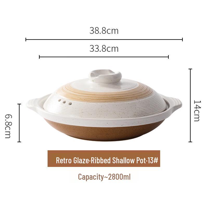 Zhishi High-Temperature Ceramic Casserole