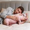 TreasuringU Peluches d'Animaux Réalistes Jouets en Peluche Cochon Chat Chien Vache Poupée Roulée Oreiller d'Animaux Doux Décoration de Canapé Amusante Cadeau d'Anniversaire