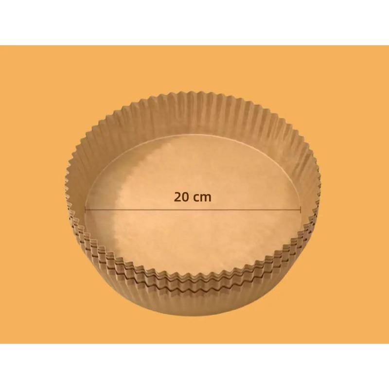 50/100Pcs Disposable Non-Stick Paper Round Air-Fryer Paper Liners Air Fryer Baking Papers Airfryer Paper Kitchen Accessories