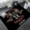 Hell Angels Vintage Motorcycle Doormat Non Slip Bathroom Toilet Mats Bedroom Rug Nordic Home Decor