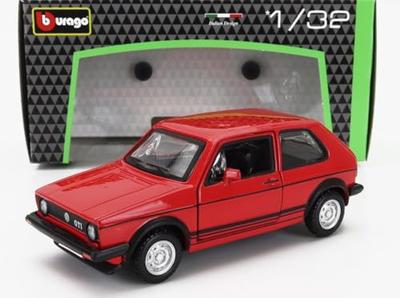 Bburago Volkswagen Golf MKI GTi 1979 (Netto) Diecast Modellbil i Skala 1/32