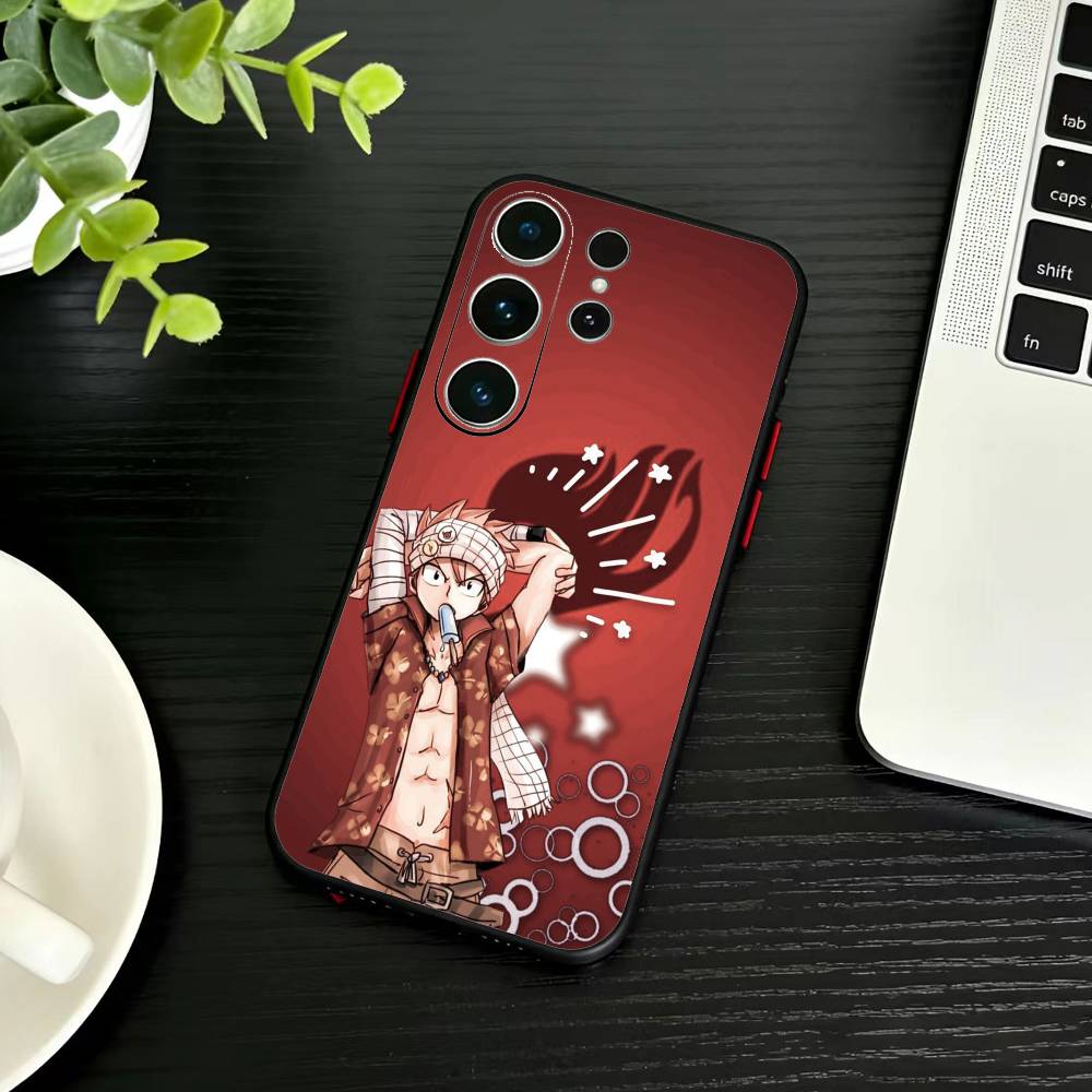 ANIME F-FAIRY TAIL Phone Case For Samsung S26,S25,S24,S23,S22,S21,S20,Ultra,Plus,FE Black Soft Cover