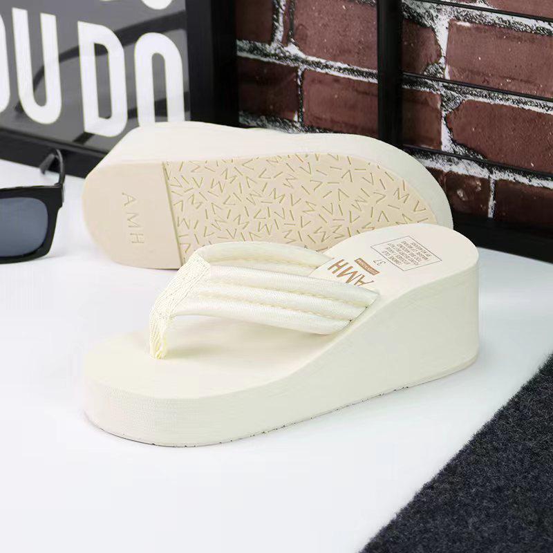 2022 Women's Summer Fashion High Heel Platform Flip Flops - Thick Sole, Non-Slip