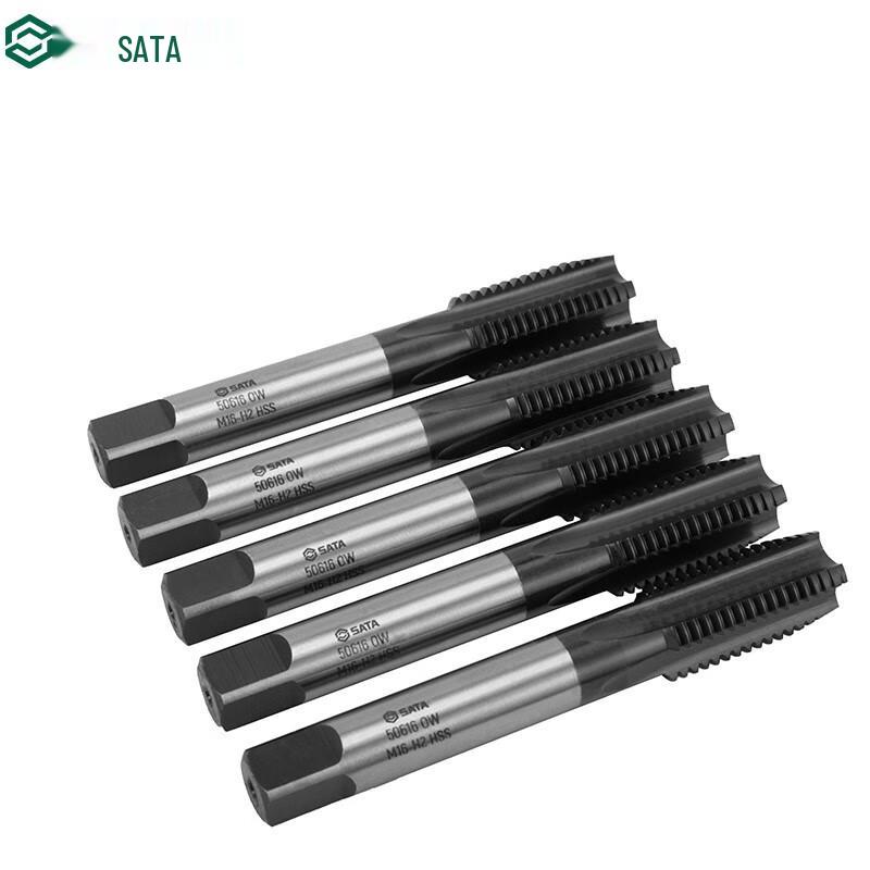 SATA 5-Piece HSS Coarse Thread Machine Tap Set M16x2.0MM