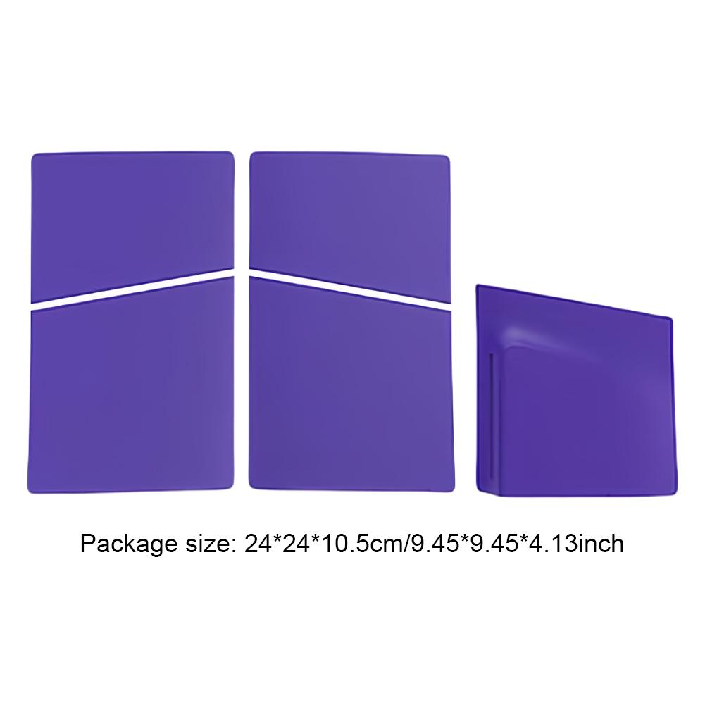 Hard Shell Skin Split ABS Hard Case Anti-Scratch Cover Plates Shockproof Protective Shell Case for PS5 Slim Disc/Digital Console