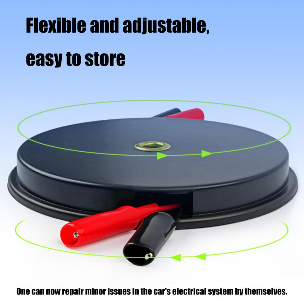 Magnetic Retractable Test Leads 300cm With Insulated Alligators Clip for Electrical Circuit Testing and Troubleshooting