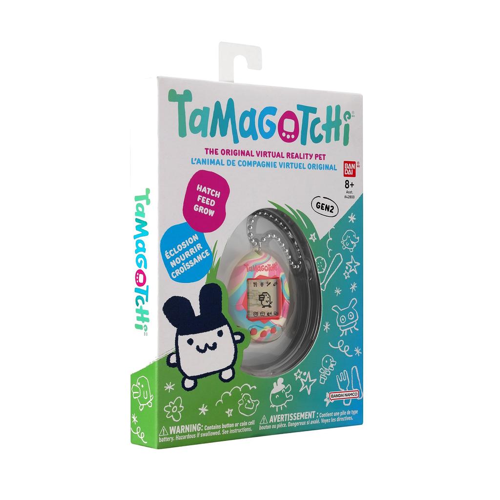Original Tamagotchi Pastel Marble Electronic Game -