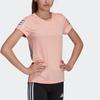 Adidas T Shirt Bright Light Pink/Dark Silver Gray Teenagers ED6287