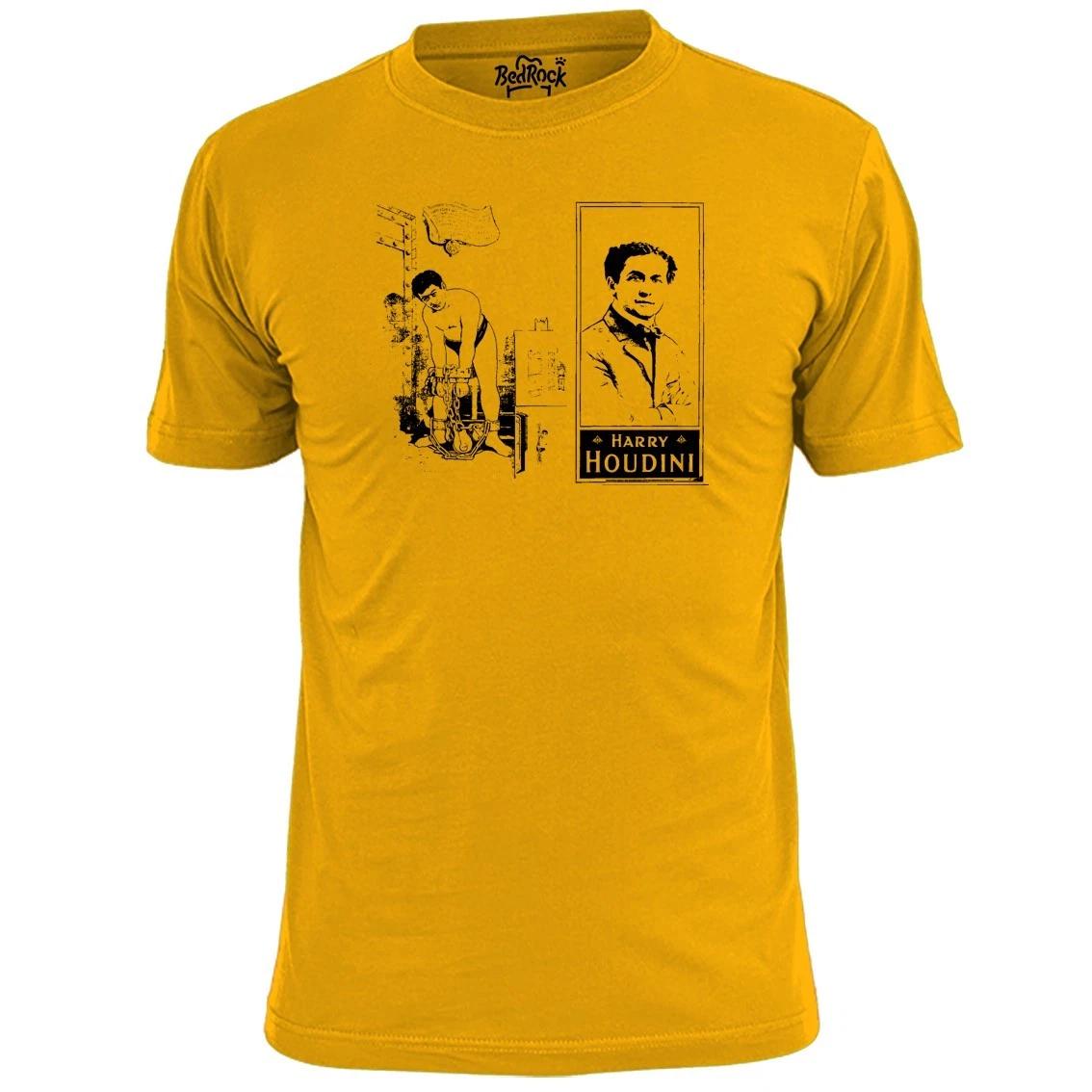 Mens Harry Houdini Poster Stencil Magic T shirt Magician M