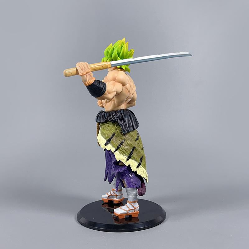 Dragon Ball ZLK Samurai Son Goku Broly Super Saiyan PVC Action Figures Anime Figure Model Toys Collection Doll Ornaments Gift