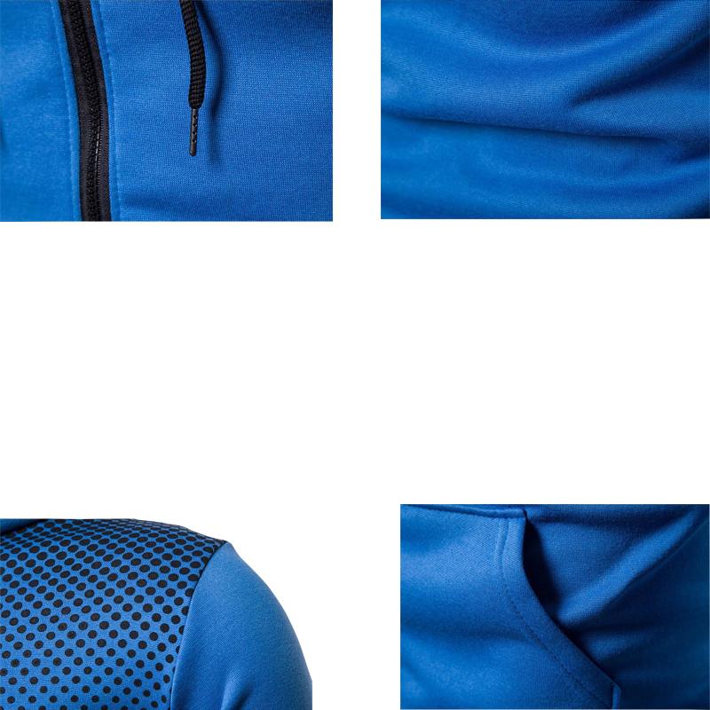 Conjunto de chándal para hombre, sudaderas con capucha y pantalones de chándal, ropa deportiva informal con cremallera, ropa de calle, chaquetas de talla grande, otoño e invierno