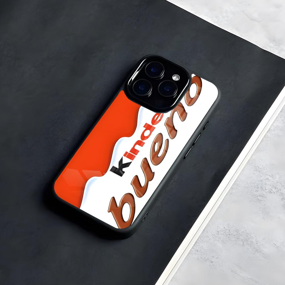 Trolly Egg K-KINDER JOY Surprise Phone Case For IPhone 17 Pro Max 16 15 14 13 11 Pro Max Plus Glass Phone Case