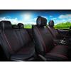 Luxury Leather Car Seat Covers Front Rear Full Set Cushion Protector Universal