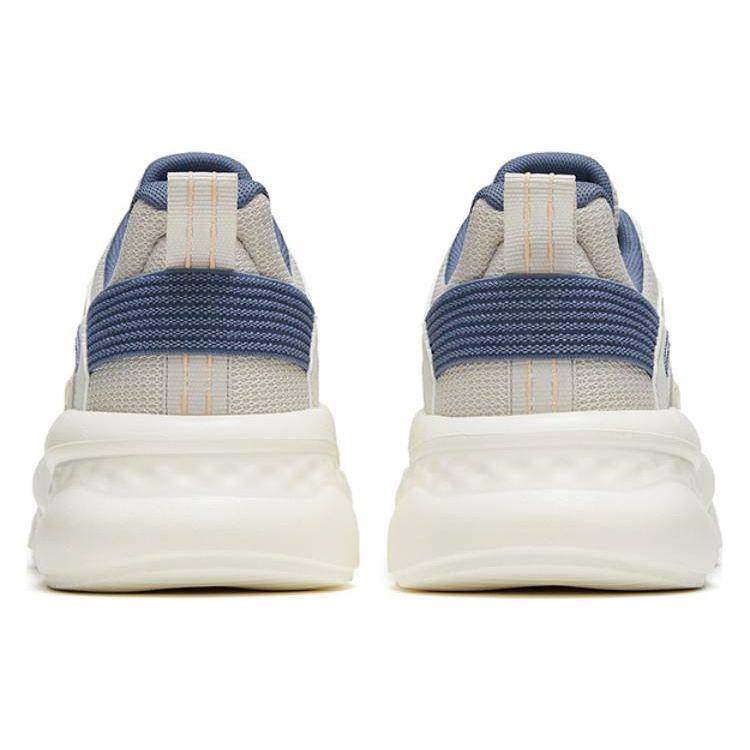 Anta Unrestrained Series Slip Resistant Lightweight Low Top Sports Casual Shoes Men Sneakers White Gray Blue 912328823-3