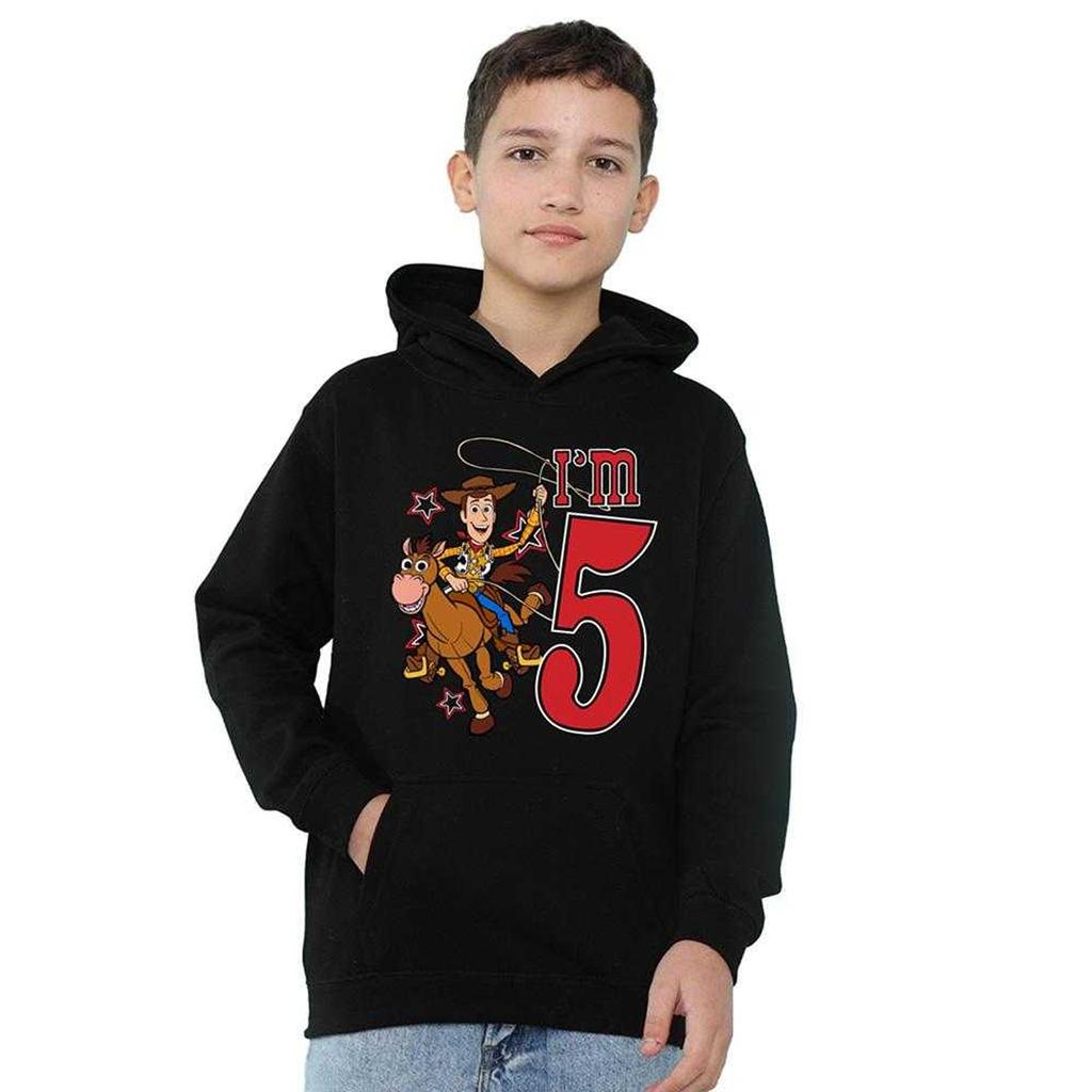 Toy Story Childrens/Kids I´m 5 Woody Birthday Hoodie