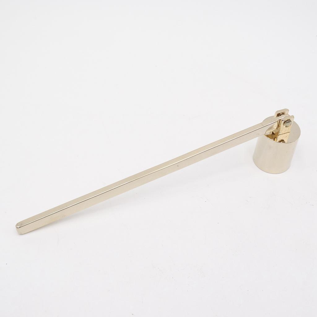 Candle Wick Snuffer Stainless Steel Wick Flame Snuffer Vintage Extinguisher with Long Handle