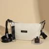 Crossbody bag summer new light solid color soft leather women's bag fashion leisure bag single shoulder mother bag