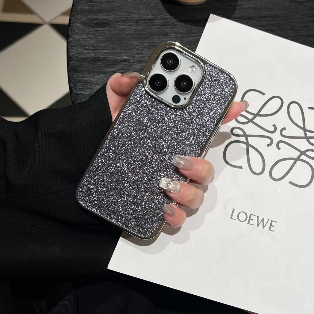 Luxurious Electroplated Glitter IPhone 14 Case, Suitable for IPhone15 Pro Max, High-end 13 Anti-drop 12 Protective Case