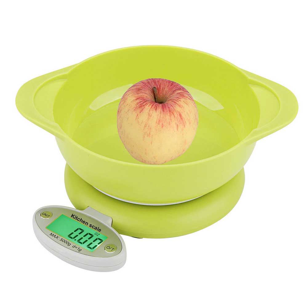 LCD Display Electronic Kitchen Scale Digital Food Diet Postal Weight Tool or with Tray Bring a bowl