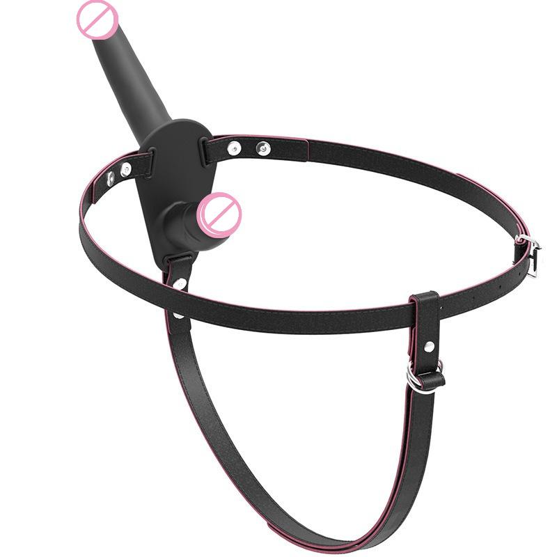 Wearable Lesbian Strap-On Dildo – Double-Ended Pull-Up Simulation Penis for Couples & Shared Pleasure