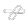 For Volvo XC90 2016- Matte Silver A Pillar Vent Air Outlet Frame Trim 2PCS