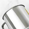 Cup Portable 304 Extra Thick Stainless Steel with Lid Drink Mug for Home Commercial Use L 11x13.5cm   4.3x5.3in