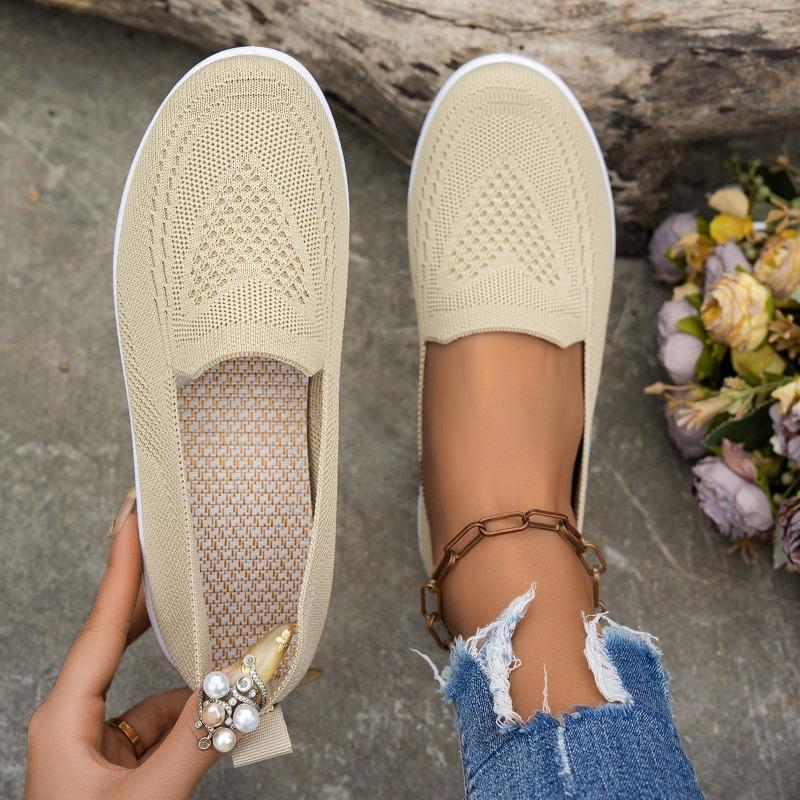 Summer New Mesh Women's Shoes Casual Fashion One-pedal Shoes Women's Mesh Breathable and Comfortable Women's Shoes