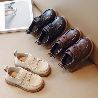 Spring Leather Shoe New Fashion Autumn Girl Shoe Versatile Soft Sole Casual Child Shoes Comfortable Simple Classic Boys' Shoes